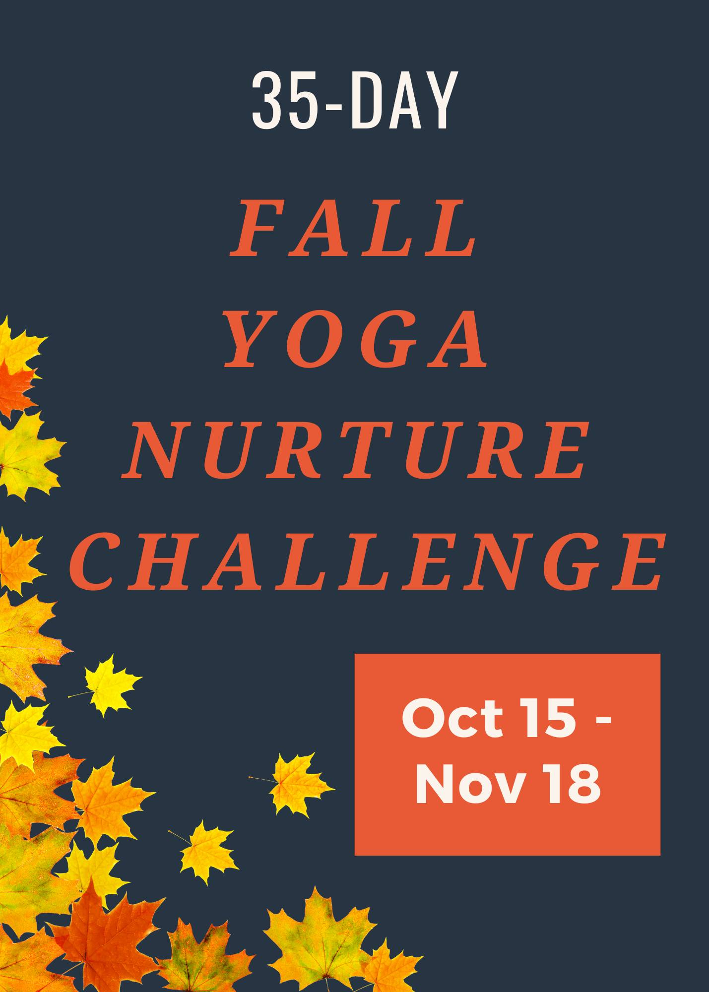 fall yoga challenge sacramento