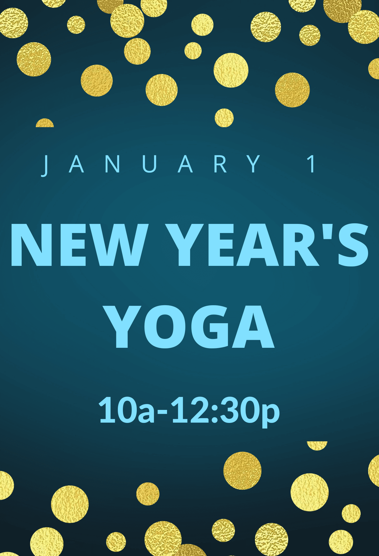 new year's day yoga sacramento January 2023